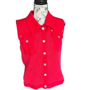 PBJ Blues Denim sweater vest